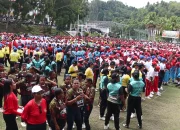 Pecah Rekor! 5083 Orang Dari 390 Regu Ikut Lomba Gerak Jalan di Kota Jayapura