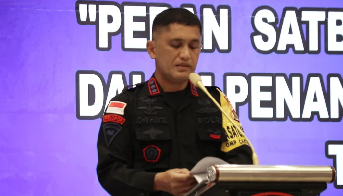 Dansat Brimob Polda Papua Komisaris Besar Polisi John H. S. Sitanggang, S. I. K, M.Han