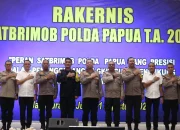 Satbrimob Polda Papua Gelar Rakernis Jelang PSU Pilkada Gubernur Papua