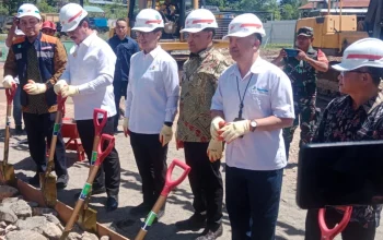 GROUNDBREAKING RSUD NAMLEA, GUBERNUR : KEHADIRAN MENKES BUKTI NYATA KOMITMEN PEMPUS