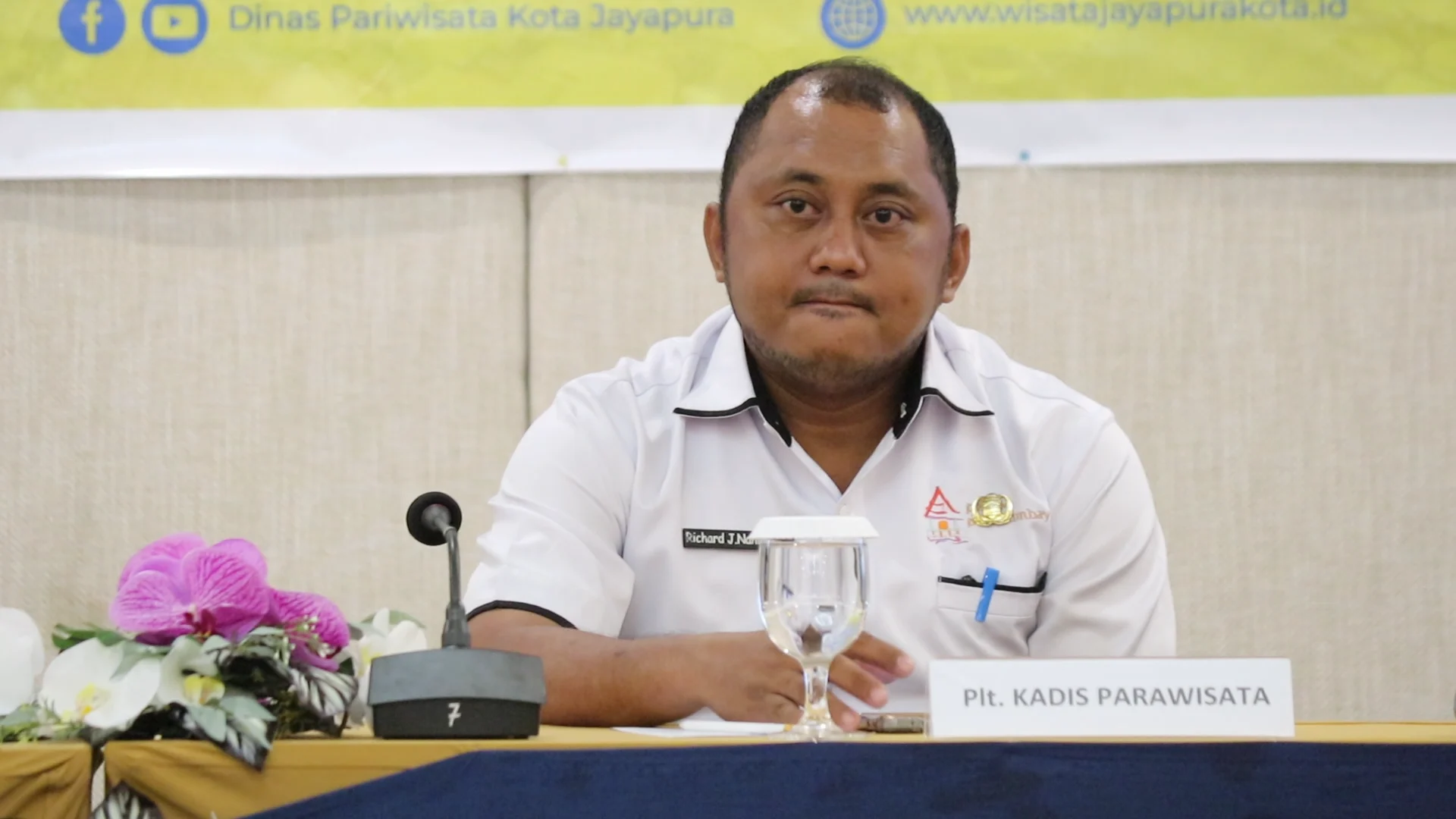 Richad J. Nahumury, S.IP., M.Si (Plt. Kepala Dinas Pariwisata Kota Jayapura)