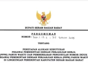 Pemkab SBB Resmi Mengumumkan Alokasi PPPK Paruh Waktu, Cek Syarat dan Jadwalnya