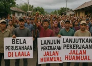 Enam Kepala Dusun dan Ribuan Warga Ancam Turun Jalan Bela Perusahaan di Sungai Laala