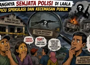 Hilangnya Senjata Polisi di Laala Picu Spekulasi dan Kecemasan Publik