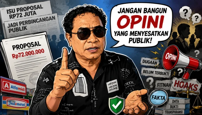 Rutumalessy: Jangan Jadikan Proposal Rp72 Juta Sebagai Alat Serangan Politik