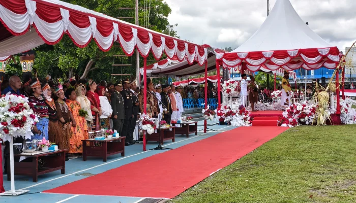 Upacara HUT ke-81 RI di Jayapura Gunakan Busana Adat, Abisai: Bentuk Penghargaan Budaya